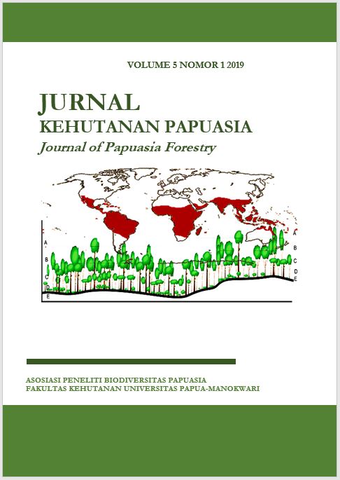 					View Vol. 5 No. 1 (2019): Jurnal Kehutanan Papuasia
				