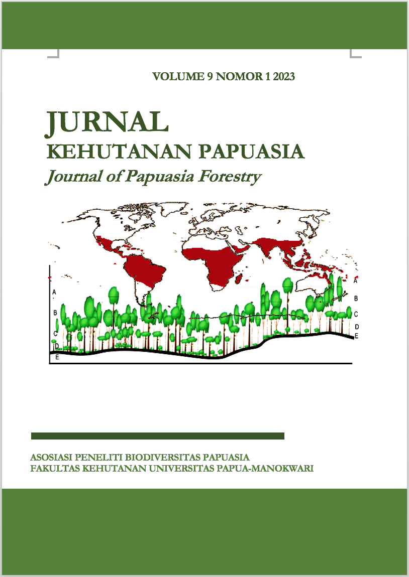 					View Vol. 9 No. 1 (2023): Jurnal Kehutanan Papuasia
				